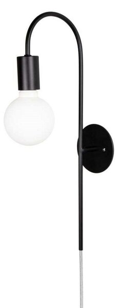 Lampa Ścienna Globen Lighting, czarny, metal
