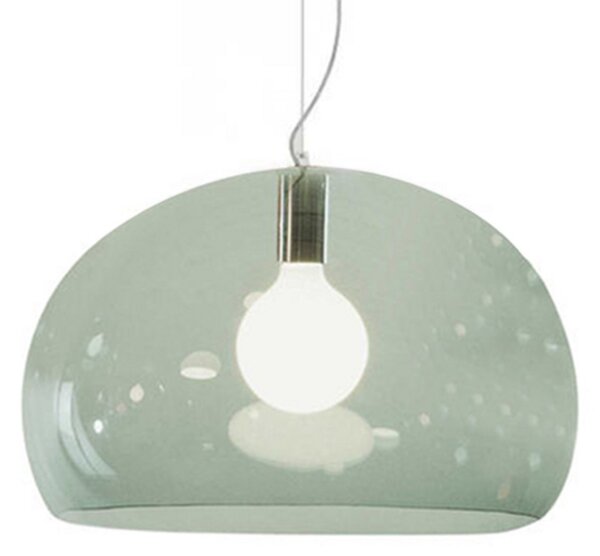 Lampa Wisząca Kartell, Big FL/Y, ściemnialny, zielony, salon, tworzywo sztuczne, design