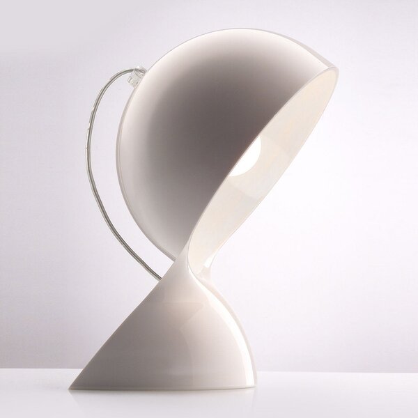Lampa Stołowa Artemide, Dalù, biały, salon, tworzywo sztuczne, design