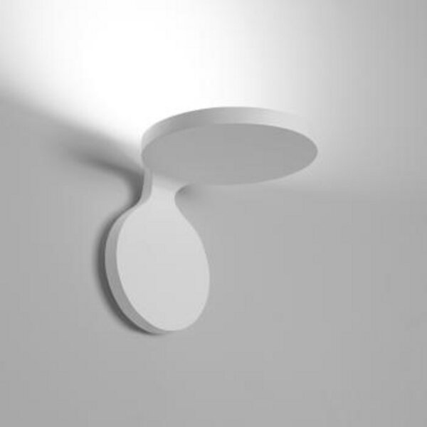 Lampa Ścienna Artemide, biały, salon, aluminium