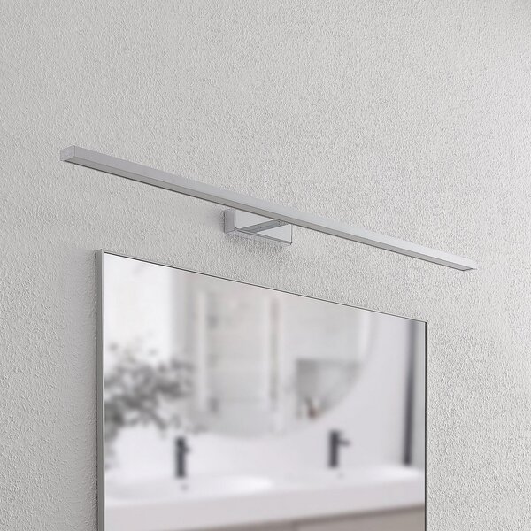 Lampa Ścienna Lindby, Jukka, metaliczny, łazienka, aluminium, nowoczesny