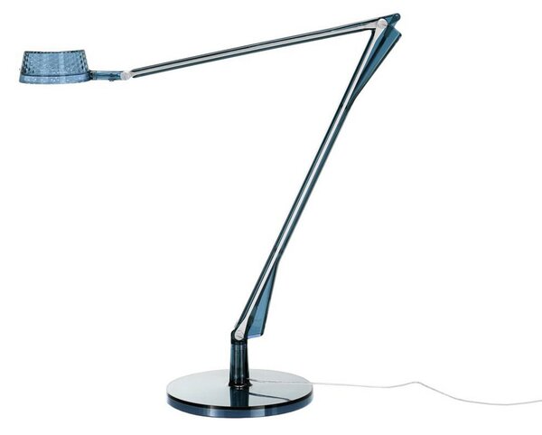 Lampa Stołowa Kartell, Aledin Dec, niebieski, salon, tworzywo sztuczne, nowoczesny