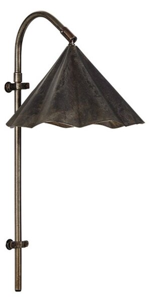Lampa Ścienna House Doctor, brąz rdzawy, salon, metal