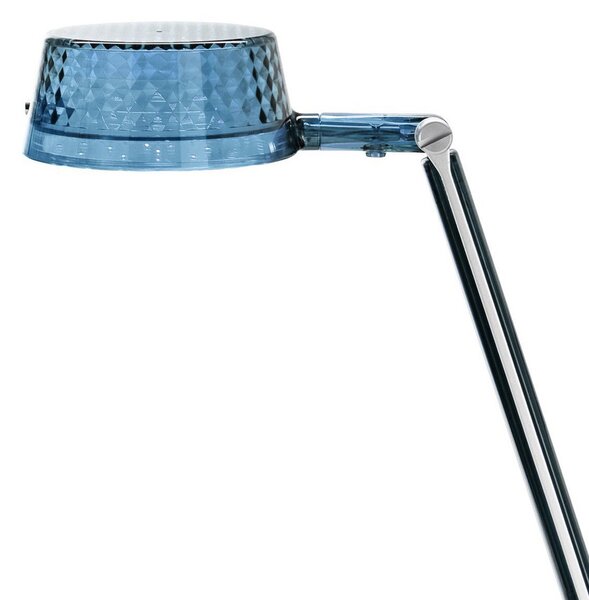 Lampa Stołowa Kartell, Aledin Dec, niebieski, salon, tworzywo sztuczne, nowoczesny