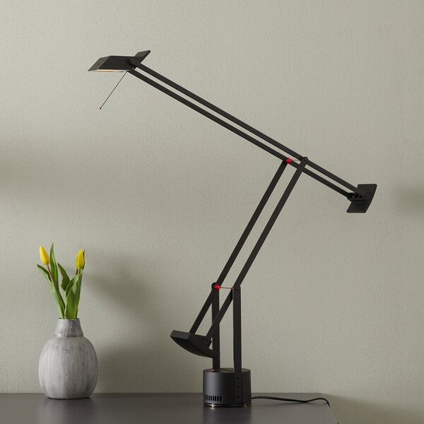 Lampa Stołowa Artemide, Tizio, ściemnialny, czarny, gabinet | pracownia, tworzywo sztuczne, design