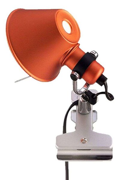 Lampa Ścienna Artemide, pomarańczowy, aluminium, design