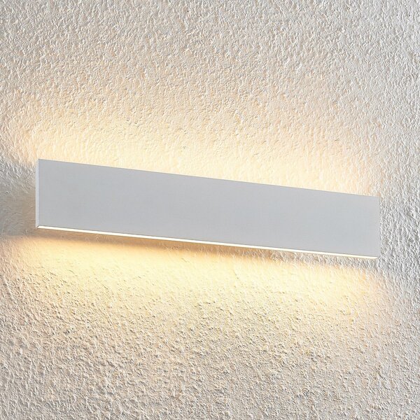 Lampa Ścienna Lindby, Ignazia, ściemnialny, biały, salon, metal, nowoczesny