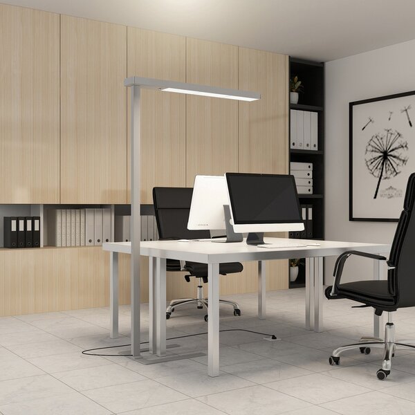 Lampa Podłogowa Arcchio, Susi, ściemnialny, metaliczny, gabinet | pracownia, aluminium, nowoczesny