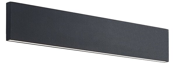 Lampa Ścienna Lindby, Ignazia, ściemnialny, czarny, salon, metal, nowoczesny