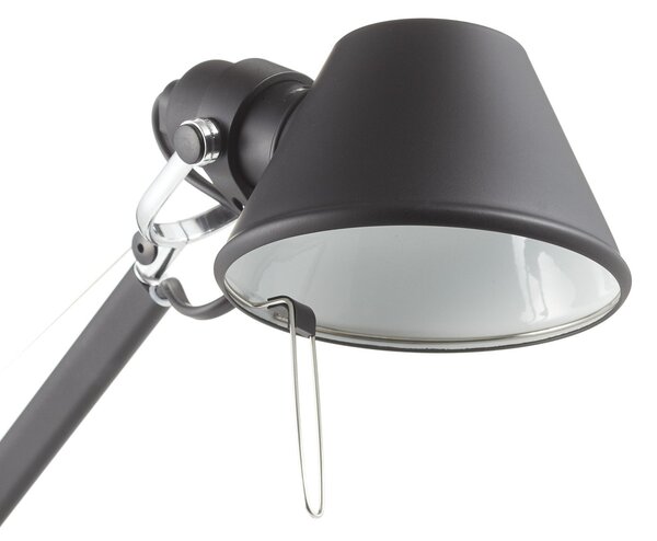 Lampa Stołowa Artemide, Tolomeo Micro, czarny, gabinet | pracownia, metal, design