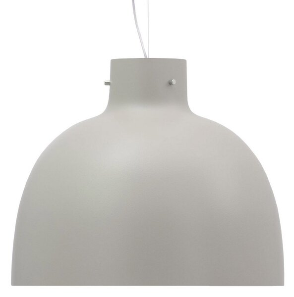 Lampa Wisząca Kartell, Bellissima, szary, salon, tworzywo sztuczne, design