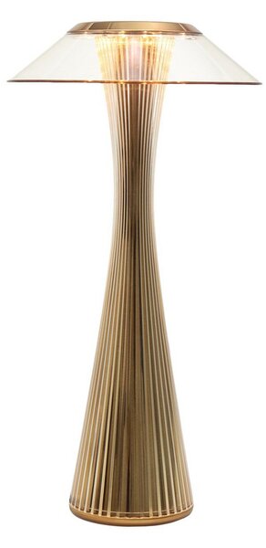 Lampa Stołowa Kartell, Space, złoty | mosiężny, salon, tworzywo sztuczne, design