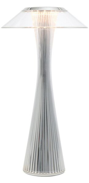 Lampa Stołowa Kartell, Space, metaliczny, salon, tworzywo sztuczne, design