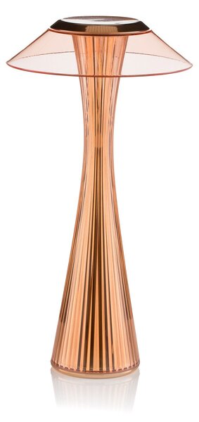 Lampa Stołowa Kartell, Space, miedziany, salon, tworzywo sztuczne, design