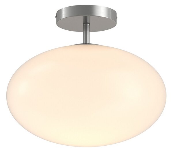 Lampa Sufitowa Lindby, Sonika, ściemnialny, biały, salon, szkło, nowoczesny