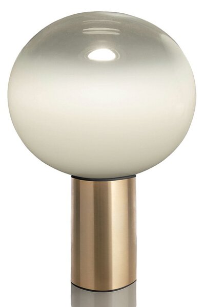 Lampa Stołowa Artemide, Laguna 26, ściemnialny, złoty | mosiężny, salon, szkło, design