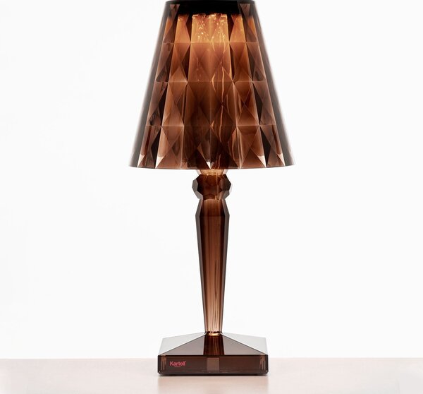 Lampa Stołowa Kartell, Big Battery, brąz rdzawy, salon, tworzywo sztuczne, design
