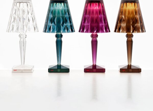 Lampa Stołowa Kartell, Big Battery, brąz rdzawy, salon, tworzywo sztuczne, design