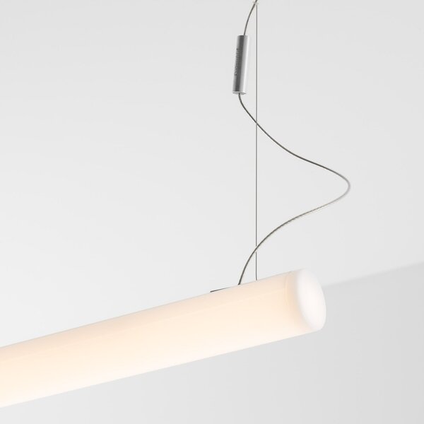 Lampa Wisząca Artemide, Alphabet of light, ściemnialny, biały, salon, tworzywo sztuczne, design
