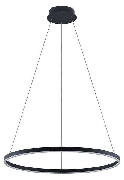 Lampa Wisząca Arcchio, Albiona, ściemnialny, czarny, kuchnia, metal, nowoczesny