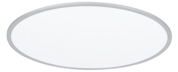 Lampa Sufitowa Lindby, Narima, ściemnialny, szary, kuchnia, tworzywo sztuczne, nowoczesny