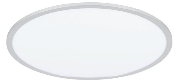 Lampa Sufitowa Lindby, Narima, ściemnialny, szary, kuchnia, tworzywo sztuczne, nowoczesny