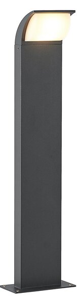 Zewnętrzna Lampa Lucande, Tinna, czarny, taras, aluminium, nowoczesny
