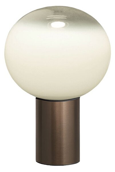 Lampa Stołowa Artemide, Laguna 16, antyczny mosiądz, salon, szkło, design