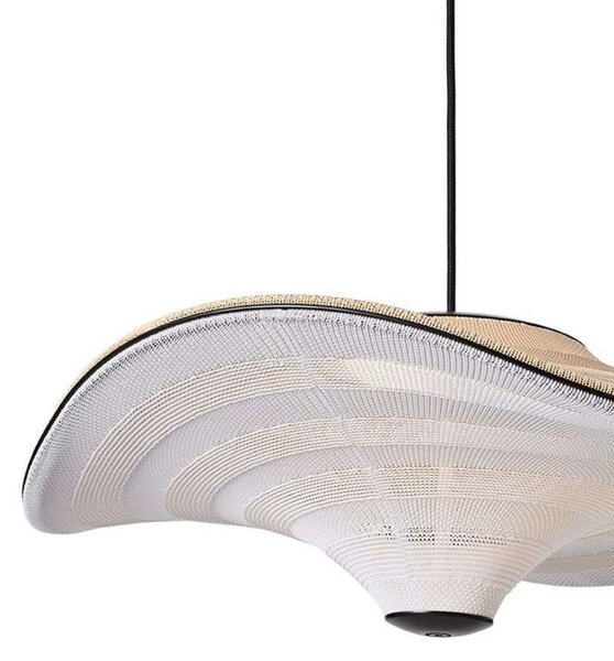 Lampa Wisząca Made By Hand, beżowy, sypialnia, tkanina | tekstylia