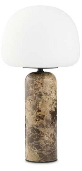 Lampa Stołowa Northern, ściemnialny, brąz rdzawy, salon, szkło