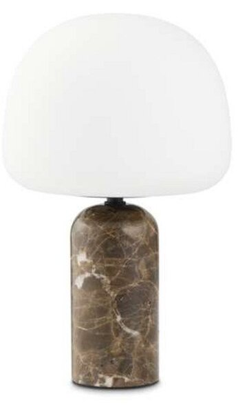 Lampa Stołowa Northern, ściemnialny, brąz rdzawy, salon, szkło