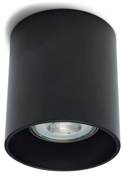 Lampa Sufitowa ANTIDARK, czarny, salon, aluminium