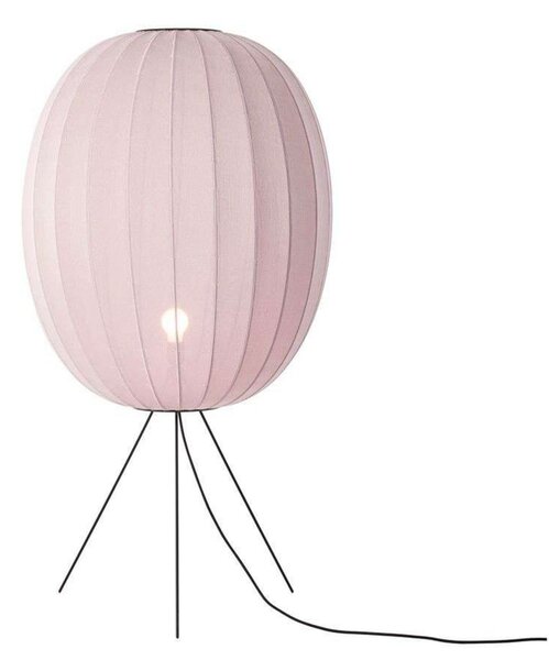 Lampa Podłogowa Made By Hand, pudrowy róż, salon, aluminium