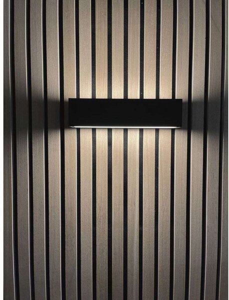 Zewnętrzna Lampa ANTIDARK, ściemnialny, czarny, taras, aluminium