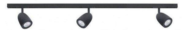 Designline Bell Kit 3 Lampa Sufitowa 2m Czarna - Antidark