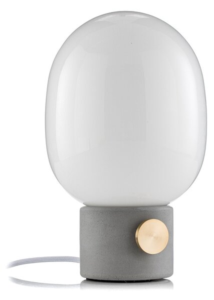 Lampa Stołowa Audo Copenhagen, JWDA, ściemnialny, szary, salon, beton, design
