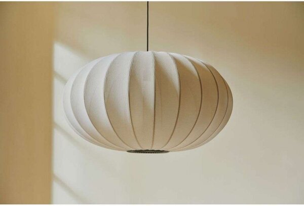 Knit-Wit 76 Oval Lampa Wisząca Pearl White - Made By Hand