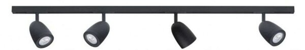 Designline Bell Kit 4 Lampa Sufitowa 2m Czarna - Antidark