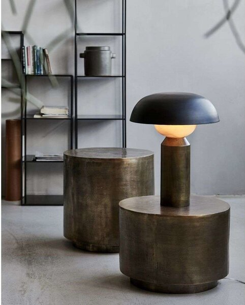 Lampa Stołowa House Doctor, złoty | mosiężny, salon, metal