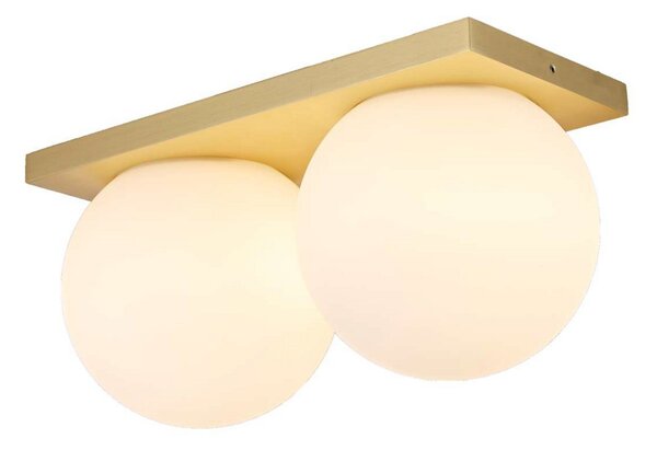 Lampa Sufitowa ANTIDARK, ściemnialny, biały, salon, szkło
