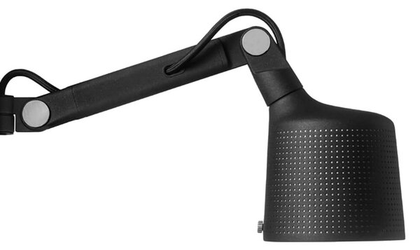 Lampa Ścienna Vipp, czarny, sypialnia, metal