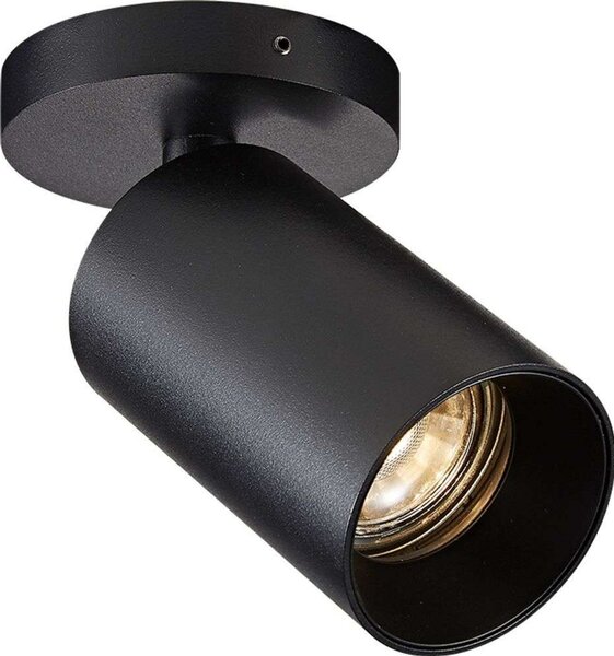 SpotOn Circle1 Lampa sufitowa/Ścienna Czarna - Antidark