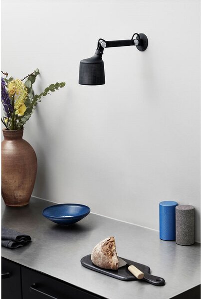 Lampa Ścienna Vipp, czarny, sypialnia, metal