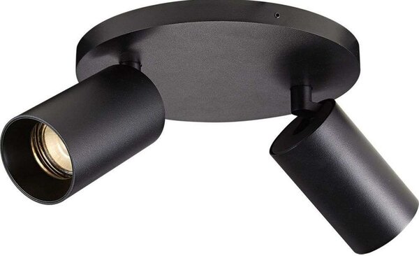 Lampa Sufitowa ANTIDARK, czarny, salon, aluminium