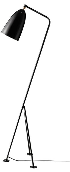 Lampa Podłogowa GUBI, Gräshoppa, czarny, salon, metal, design