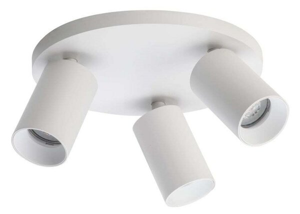 SpotOn Circle3 Lampa sufitowa/Ścienna Biała - Antidark