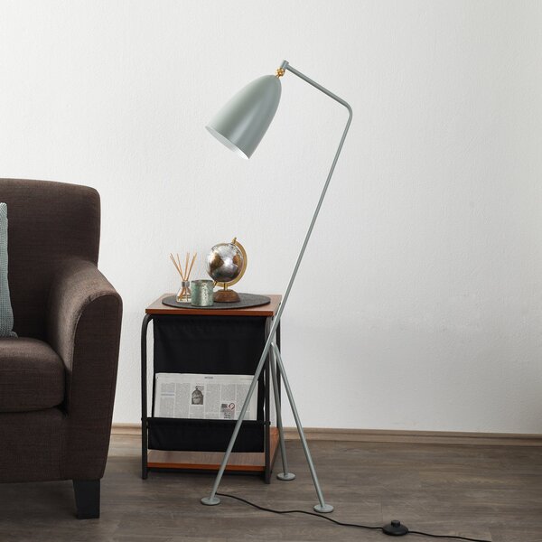 Lampa Podłogowa GUBI, Gräshoppa, niebieski, salon, metal, design