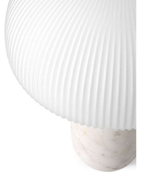 Lampa Stołowa Vipp, ściemnialny, biały, salon, szkło
