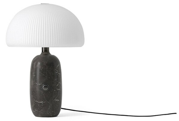 Lampa Stołowa Vipp, ściemnialny, szary, salon, szkło
