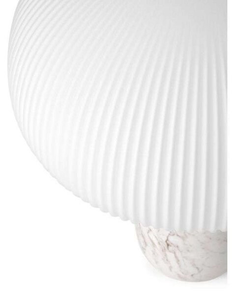 Lampa Stołowa Vipp, ściemnialny, biały, salon, szkło